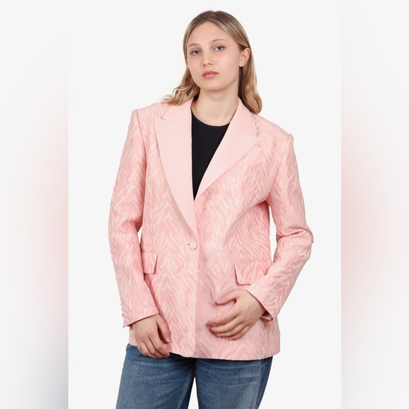 Sandro PARIS Pink jacquard blazer - Picture 2 of 13